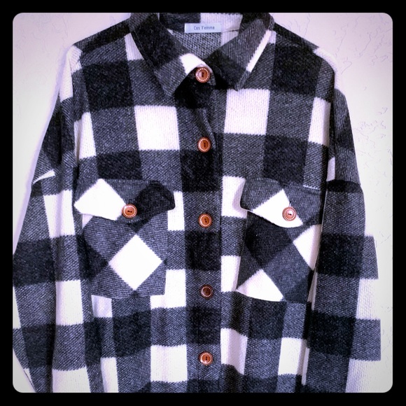 Tops - Buffalo Plaid Button Down Shirt